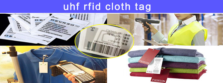 UHF rfid o'g'irlikka qarshi yorlig'i kiyimni boshqarish uchun RFID kiyim yorlig'i