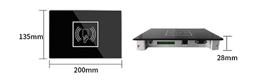 RFID UHF avtomatik identifikatsiya kartasini o'quvchi chakana savdo omborini boshqarish mashinasi